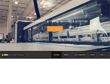 Tablet Screenshot of inkadvertising.com